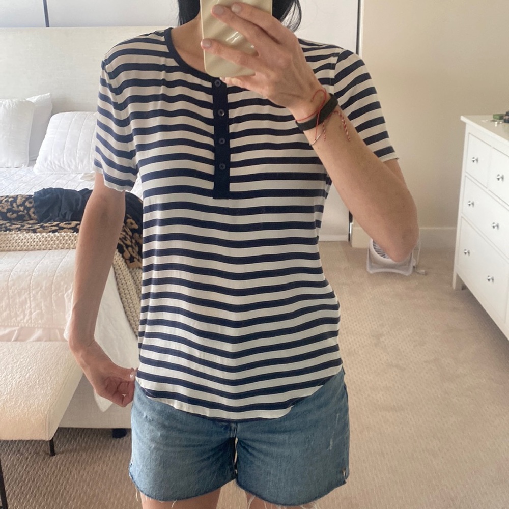 Equipment nautical stripe shirt